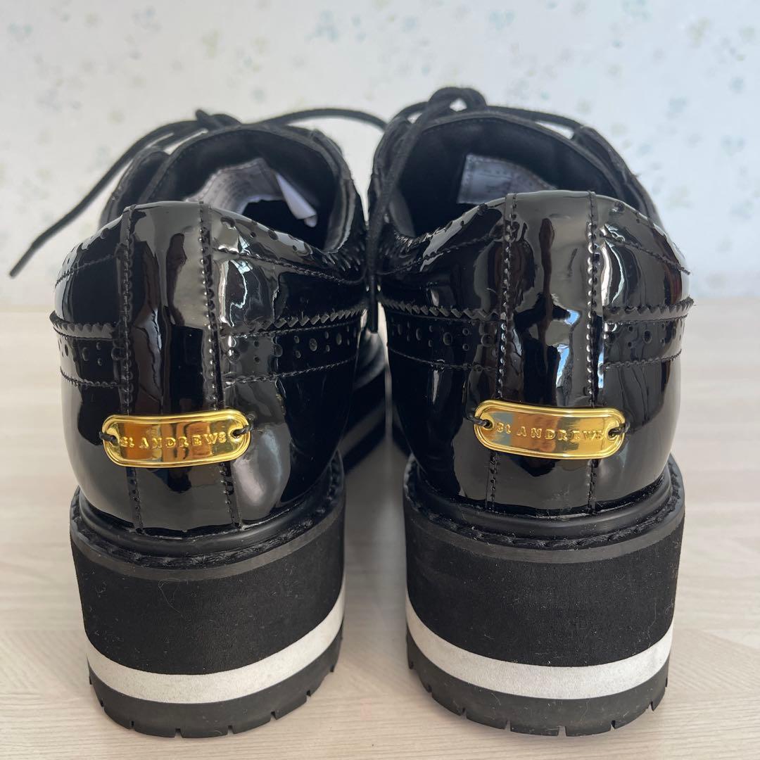 最終お値下げ‼️美品‼️セントアンドリュースゴルフシューズ24cm エナメルブラック