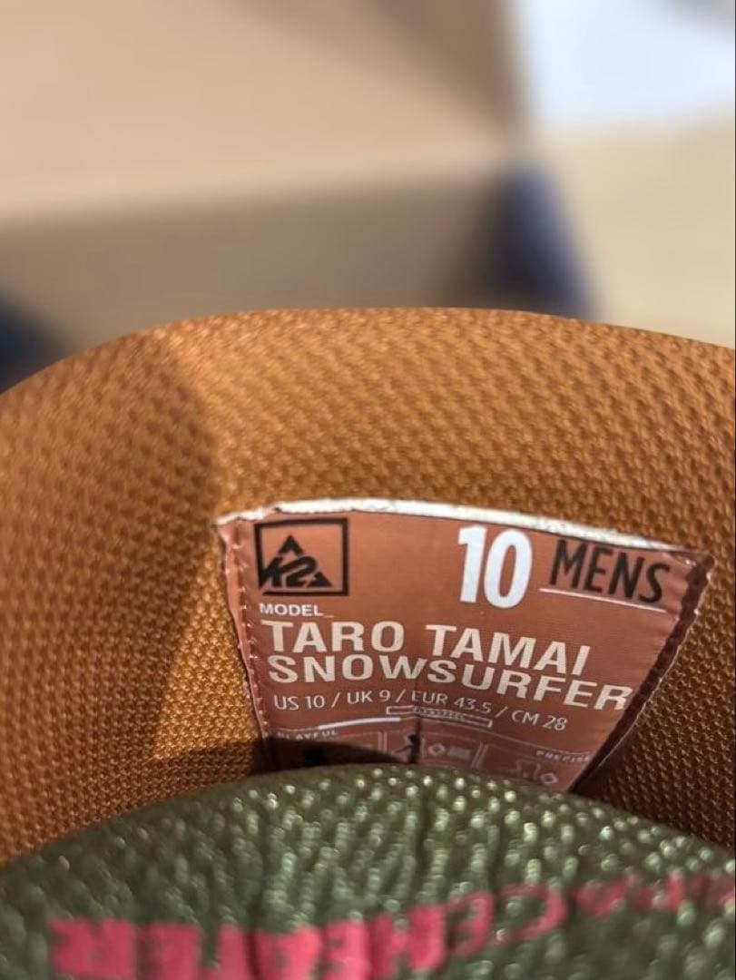 スノーボード K2tt taro tamai surfer 28cm 18/19