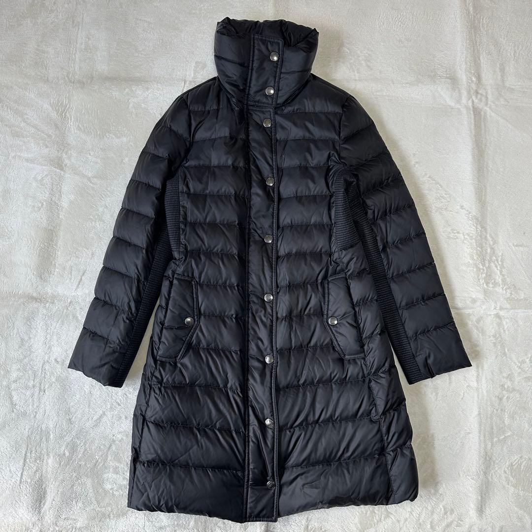 BURBERRY バーバリー ノバチェック ダウンコート ダウンジャケット 黒