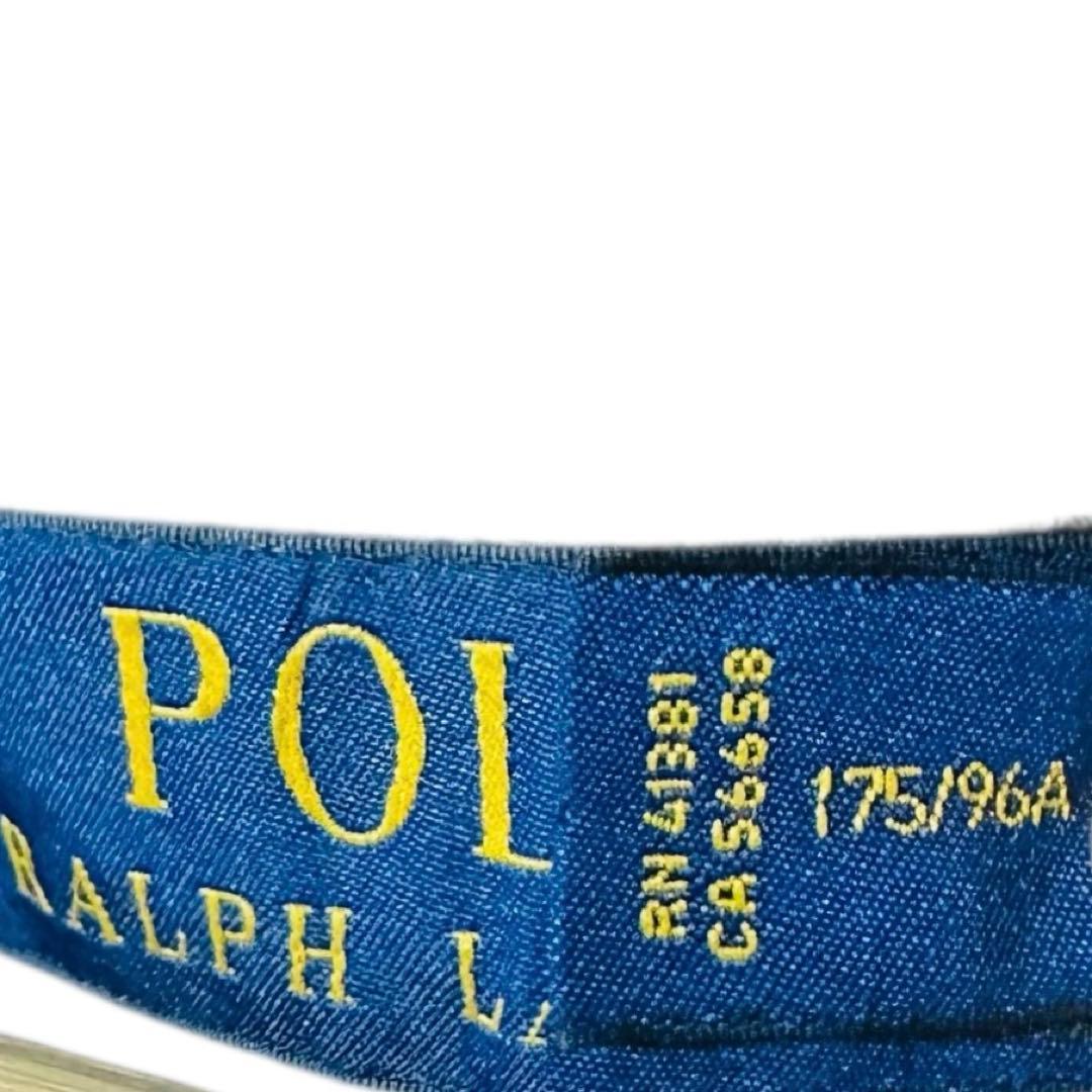 ポロラルフローレン パデットジャケット M L相当 刺繍ポニーロゴ 切替