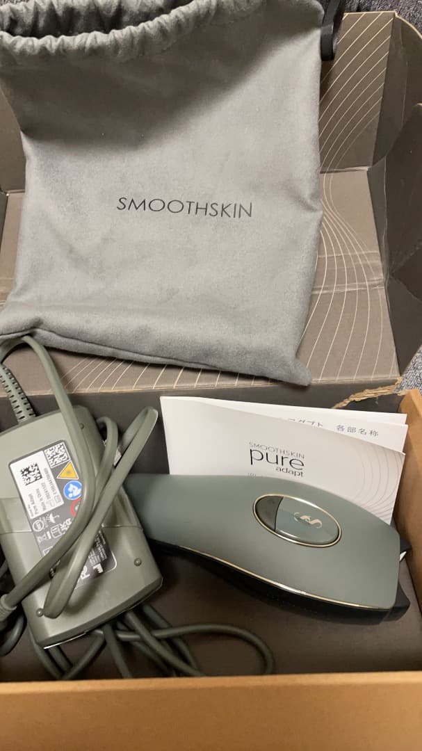 SMOOTHSKIN pure adapt 脱毛器グリーン 取扱説明書付き