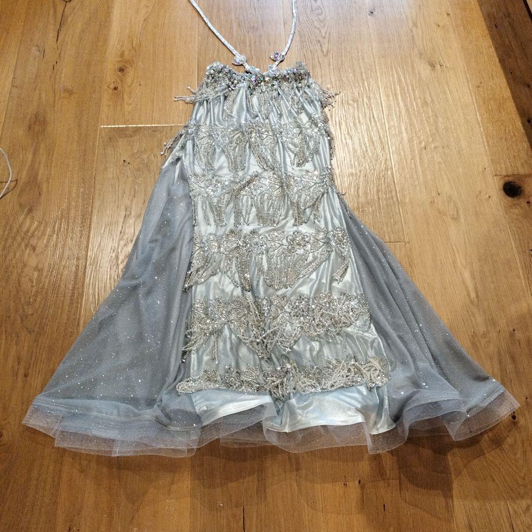 4Mシルバーブルー ベリーダンスセットアップ