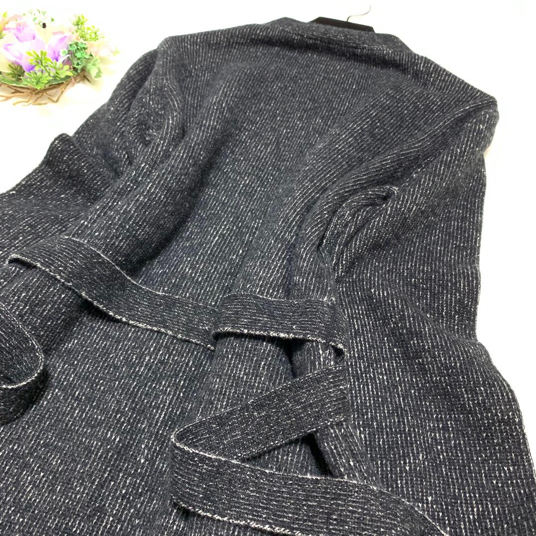 ★ サマンサドレミ様　マックスマーラベルテッドニットコート❤︎カシミヤ❤︎ふわふわL