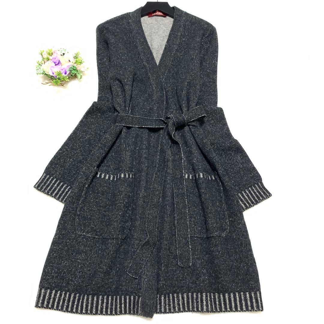 ★ サマンサドレミ様　マックスマーラベルテッドニットコート❤︎カシミヤ❤︎ふわふわL