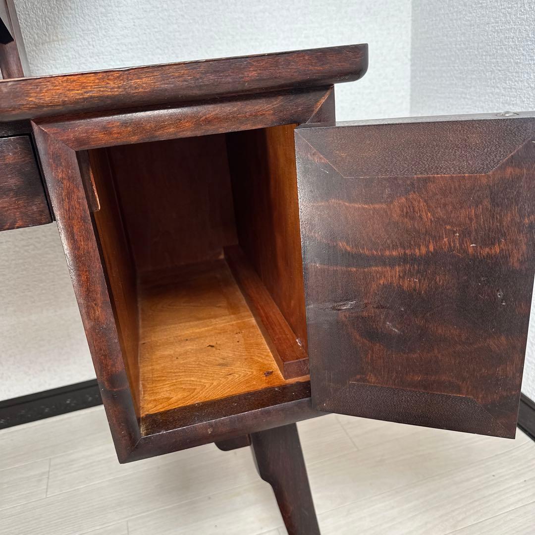 松本民芸家具 一面鏡台 水目桜 無垢材 ドレッサー 化粧台 i4※