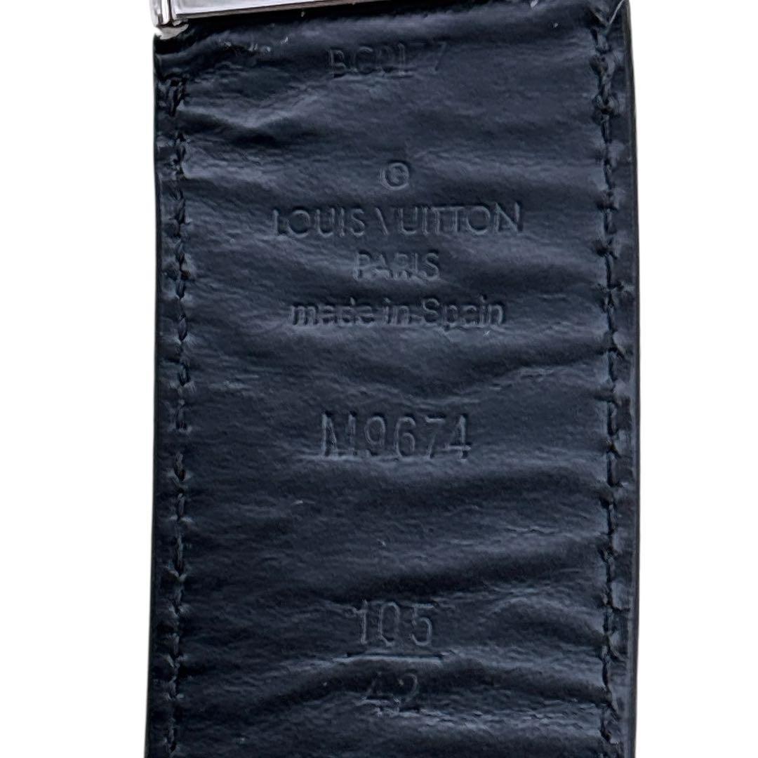 ルイヴィトン/ベルト/サンチュール/ダミエアンフィニ/レザー/M9674/106