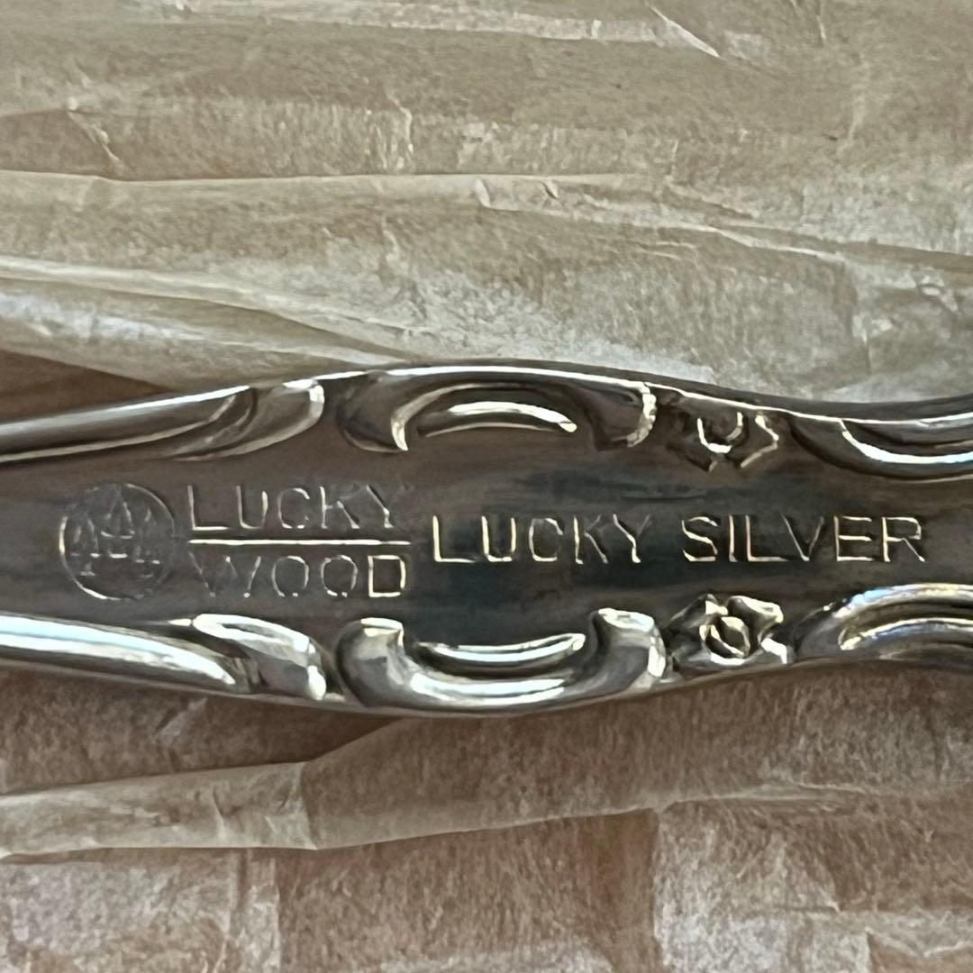 【未使用品】ラッキーウッド　シルバーカトラリー オルレアン ディナーセット