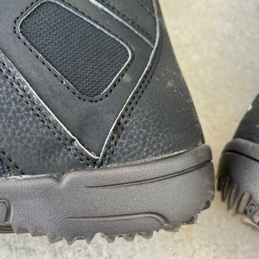 極上！超美品！！SALOMON スノーボードブーツ 黒/赤　一度のみ使用