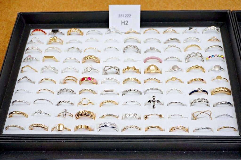 [40A] ファッションリング 500点 指輪 女性 Ny6-251222H2