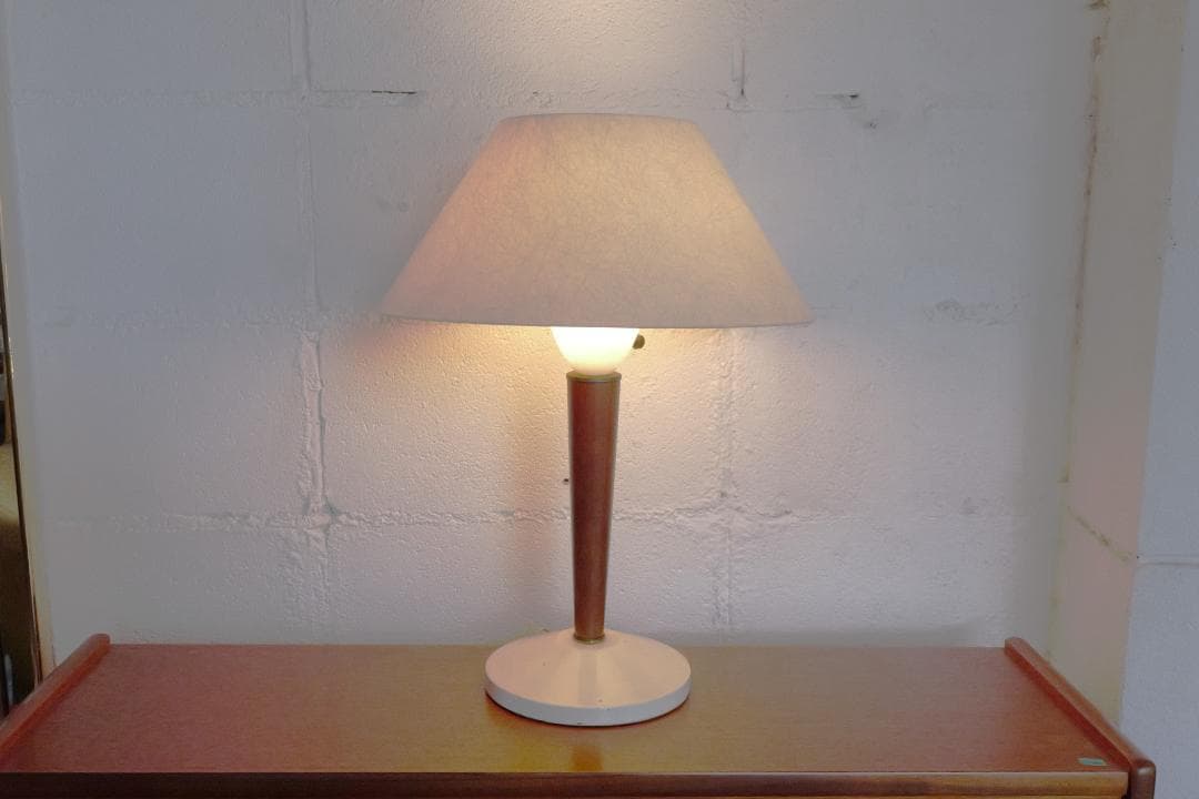 50ｓ Wood ＆ Fiberglass lamp