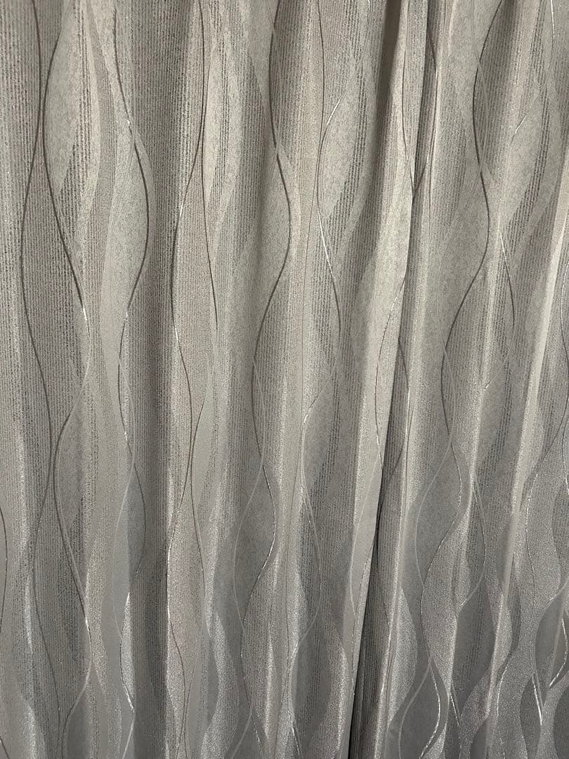 オーダーカーテン ２枚　タッセル２本 新品未使用品