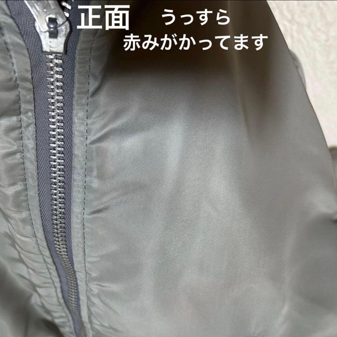 希少色 90s USA製 ALPHA MA-1 フライトジャケット グレー M