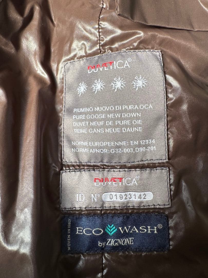 DUVETICA デュベティカ ダウンコート 44 フォックスファー フーデッド