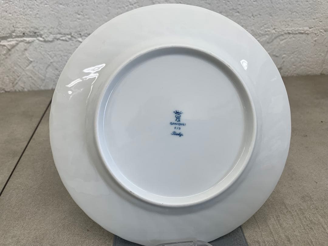 MN663★GINORI ジノリ 花柄皿 直径約21.5㎝ 5枚セット