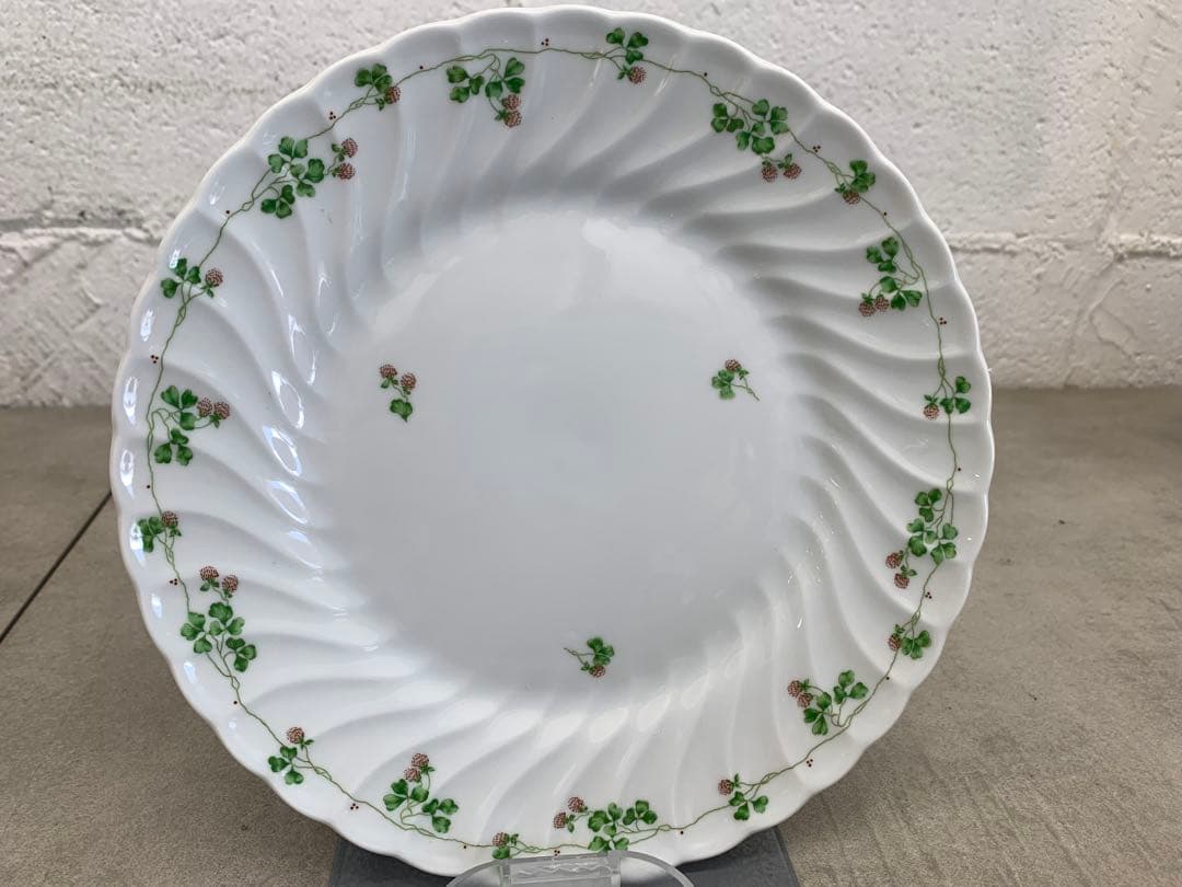 MN663★GINORI ジノリ 花柄皿 直径約21.5㎝ 5枚セット