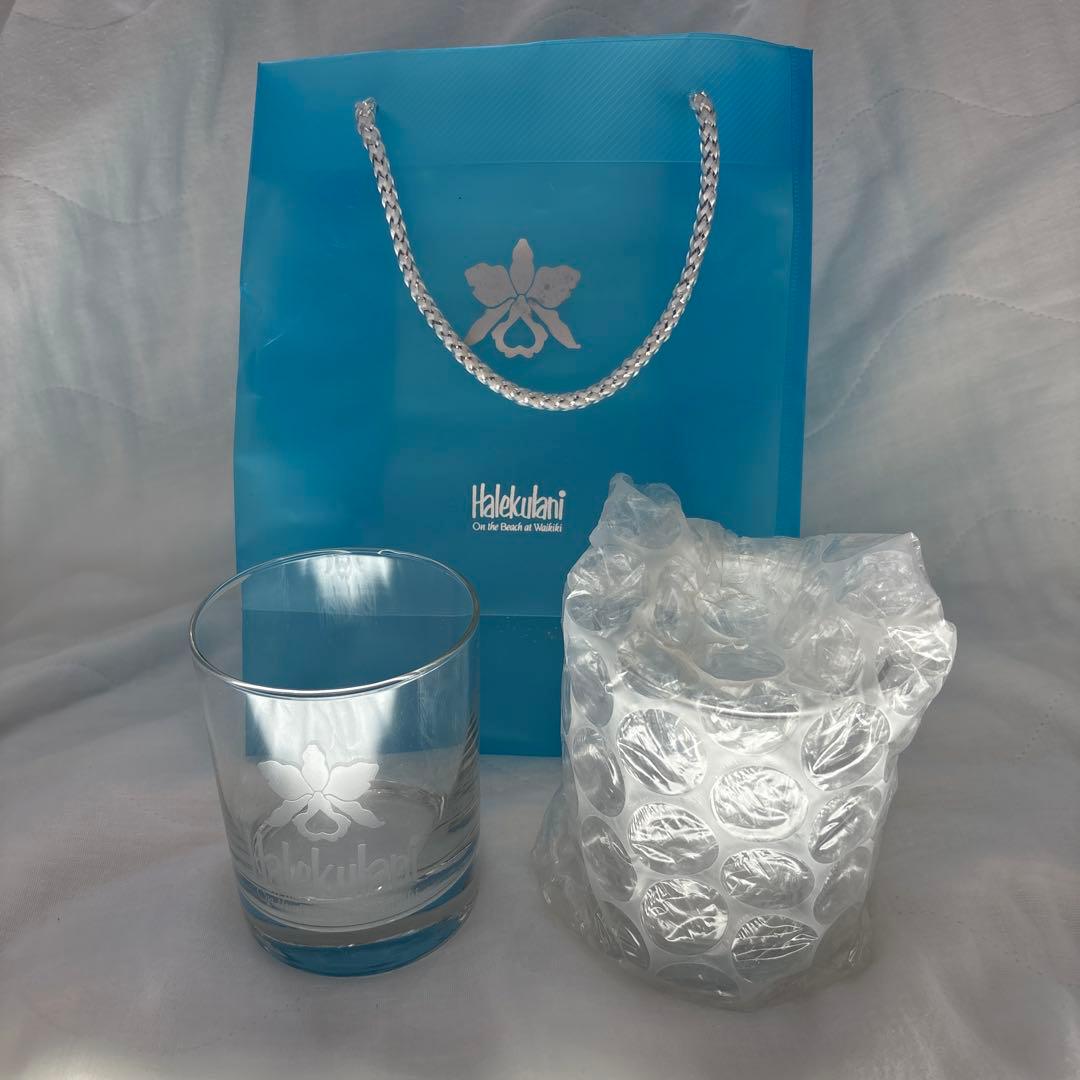 Halekulani ペアグラス ハレクラニロゴ付き