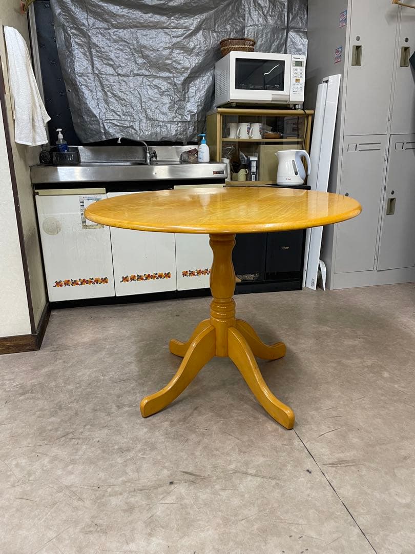 弘益　円形 ラウンドテーブル　ダイニングテーブル