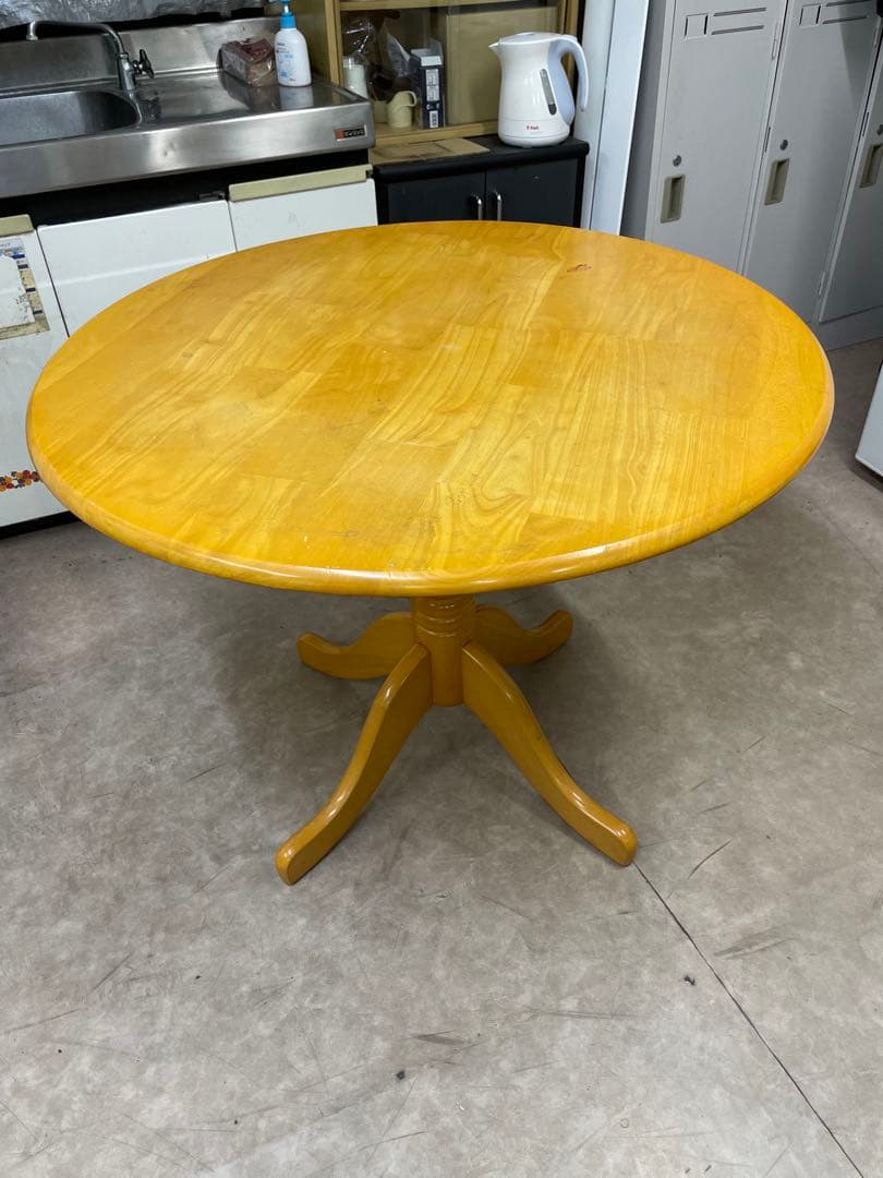 弘益　円形 ラウンドテーブル　ダイニングテーブル