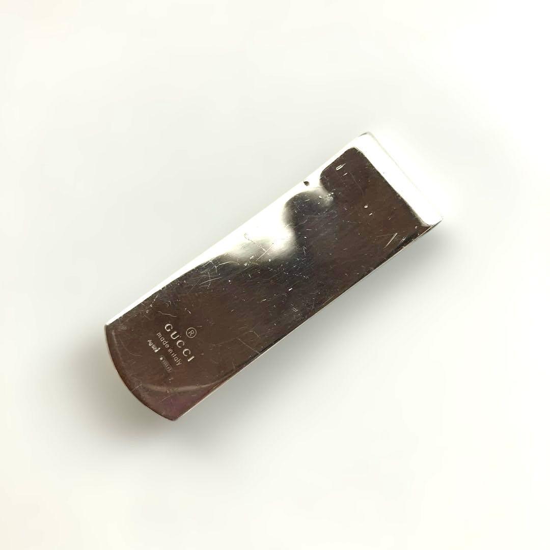 GUCCI グッチ マーモント インターロッキング シルバー マネークリップ