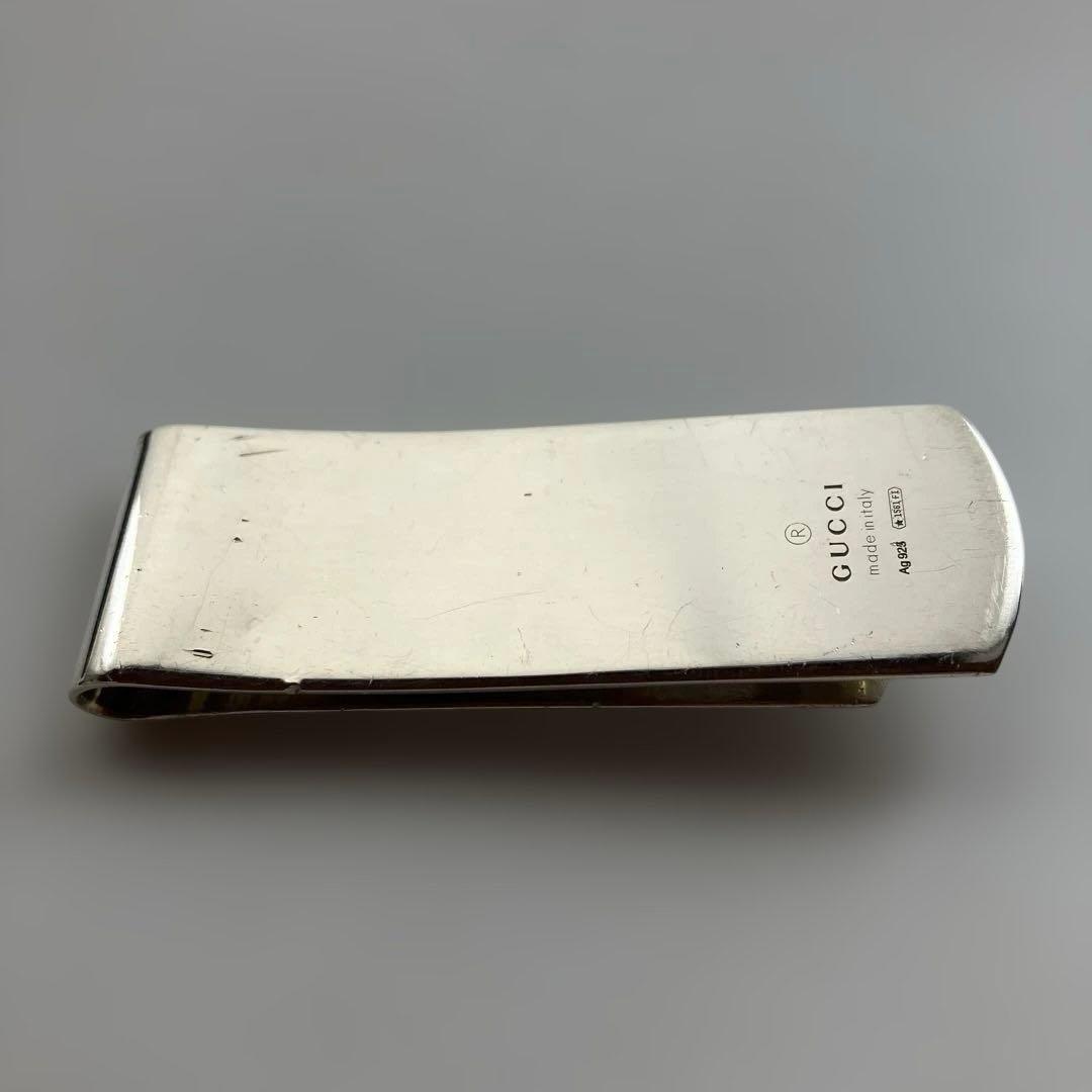 GUCCI グッチ マーモント インターロッキング シルバー マネークリップ