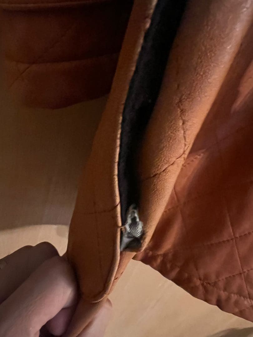 ピ*ー様 Burberry Black Label レザートレンチコート