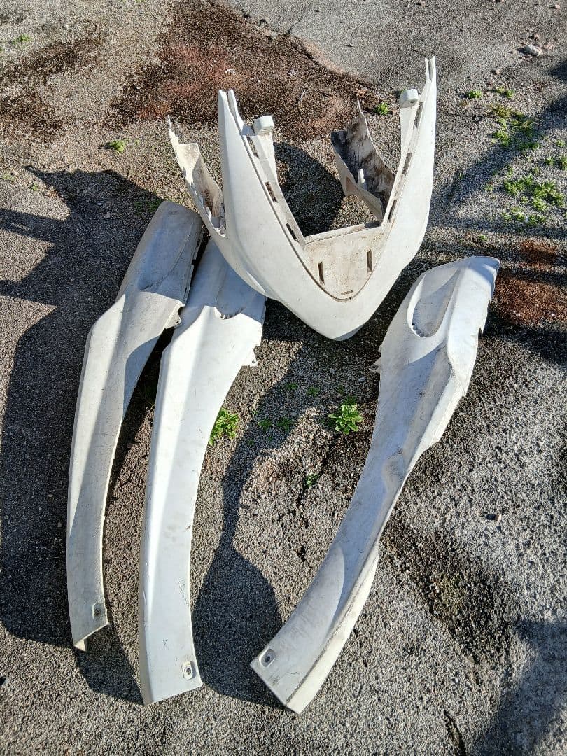 YAMAHAツーストジョグ3yk カウル ホワイト 4点セット！