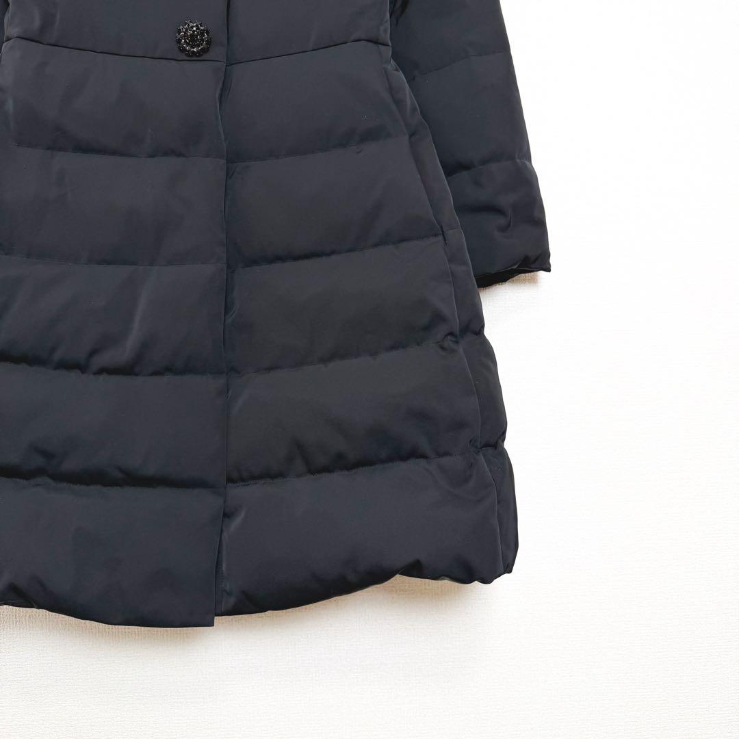 Kate Spadeケイトスペード ダウンジャケット コート リボン ブラック