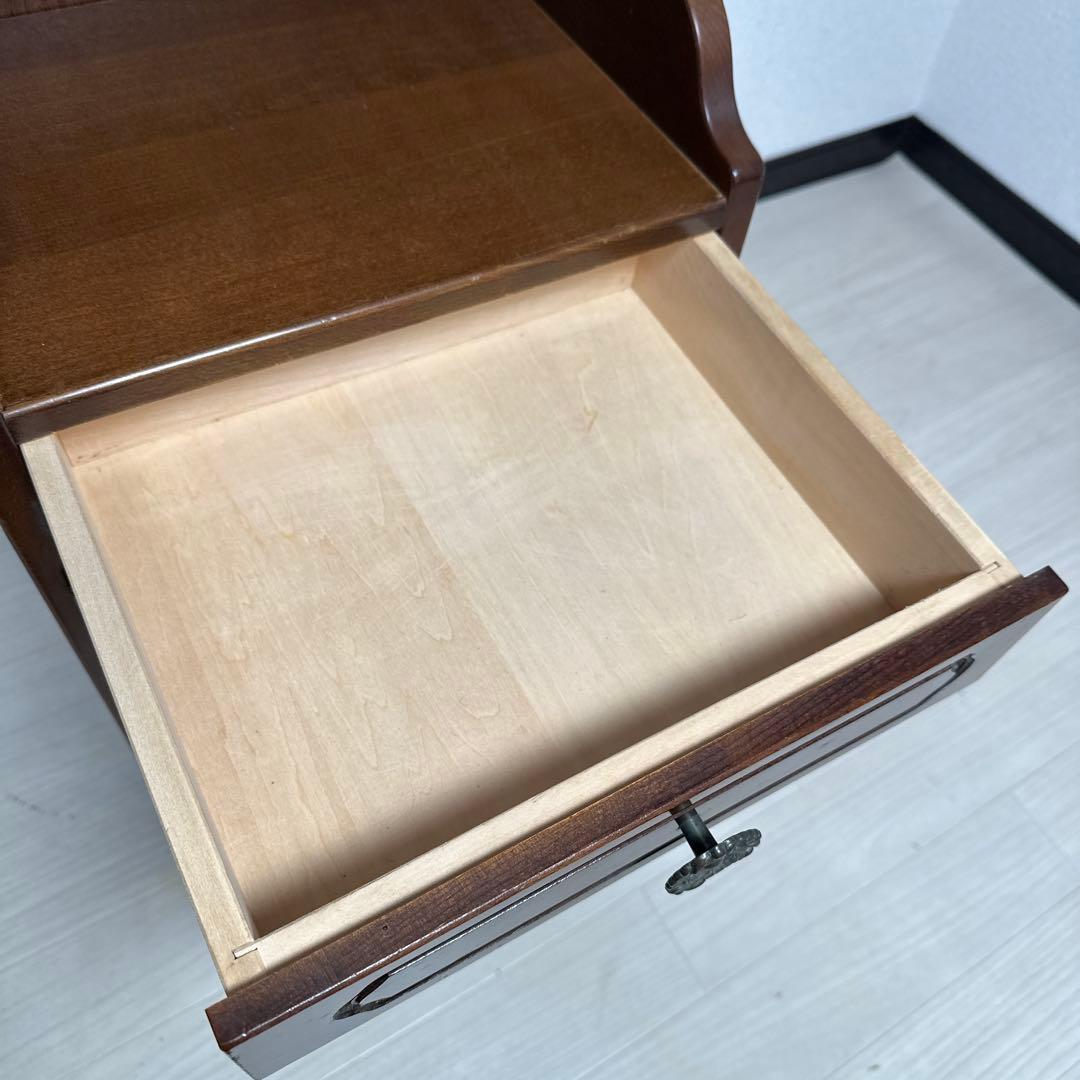 karimoku カリモク コロニアル 電話台 FAX台 花台 飾り台 ※i4※