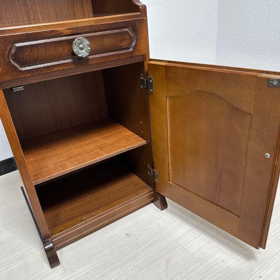 karimoku カリモク コロニアル 電話台 FAX台 花台 飾り台 ※i4※