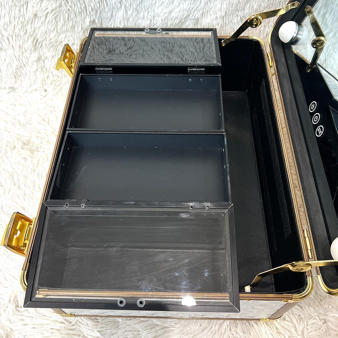 Francfranc ヴァリーズ ハリウッドボックス L メイクボックス