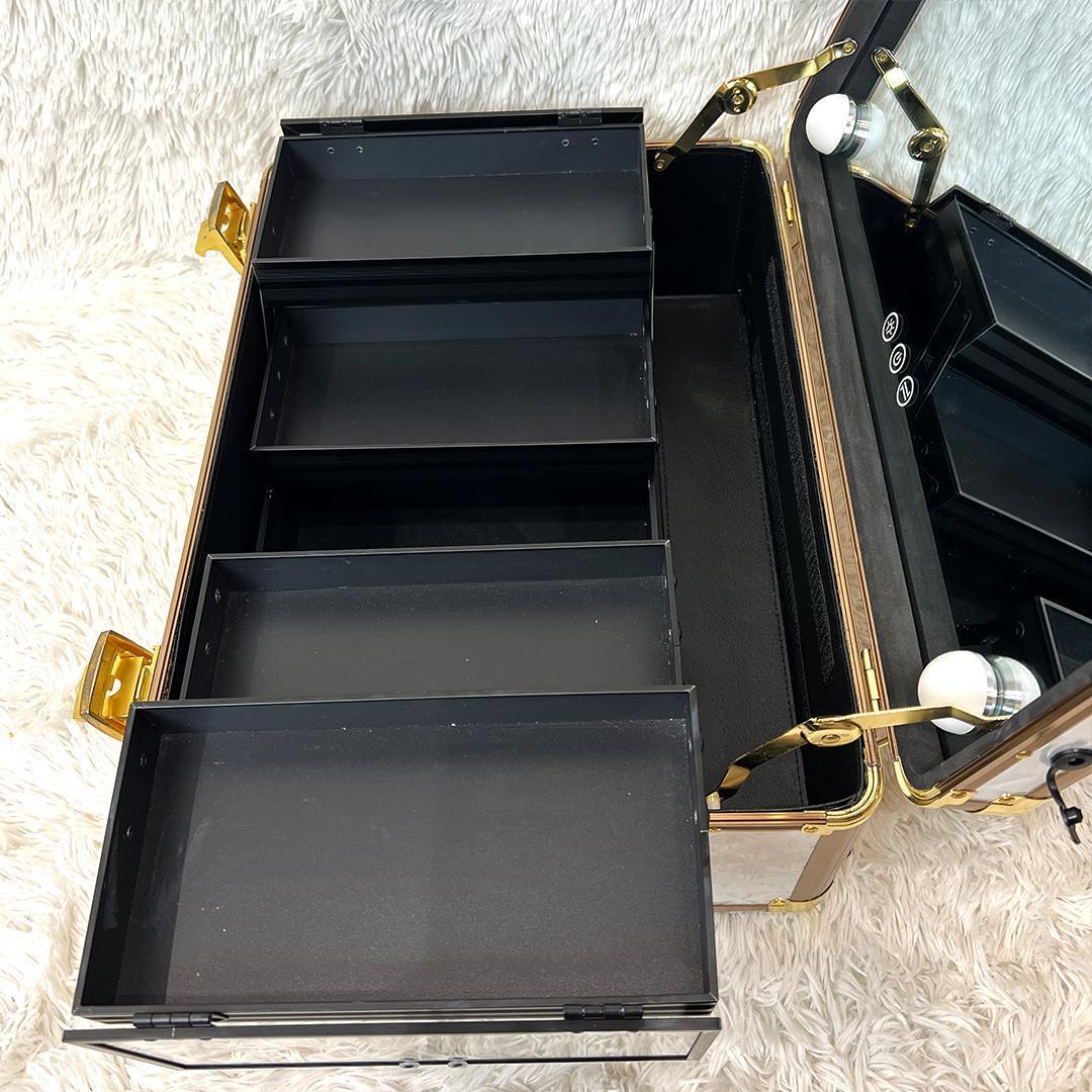 Francfranc ヴァリーズ ハリウッドボックス L メイクボックス