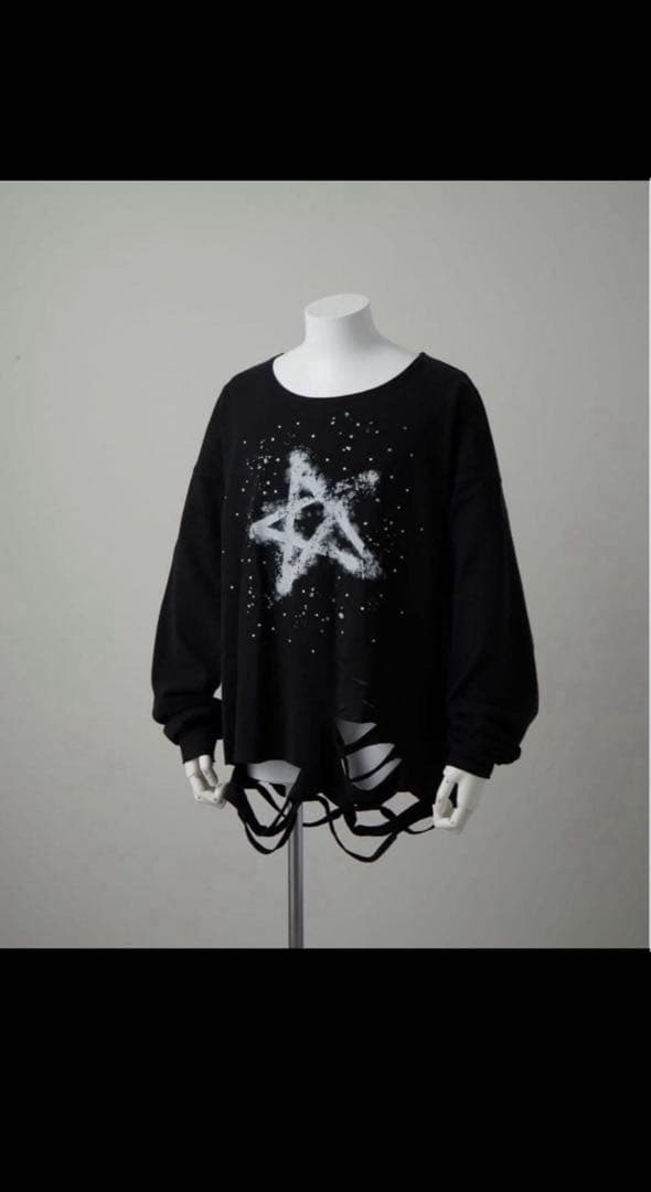 GRANCY ロンT ブラックS