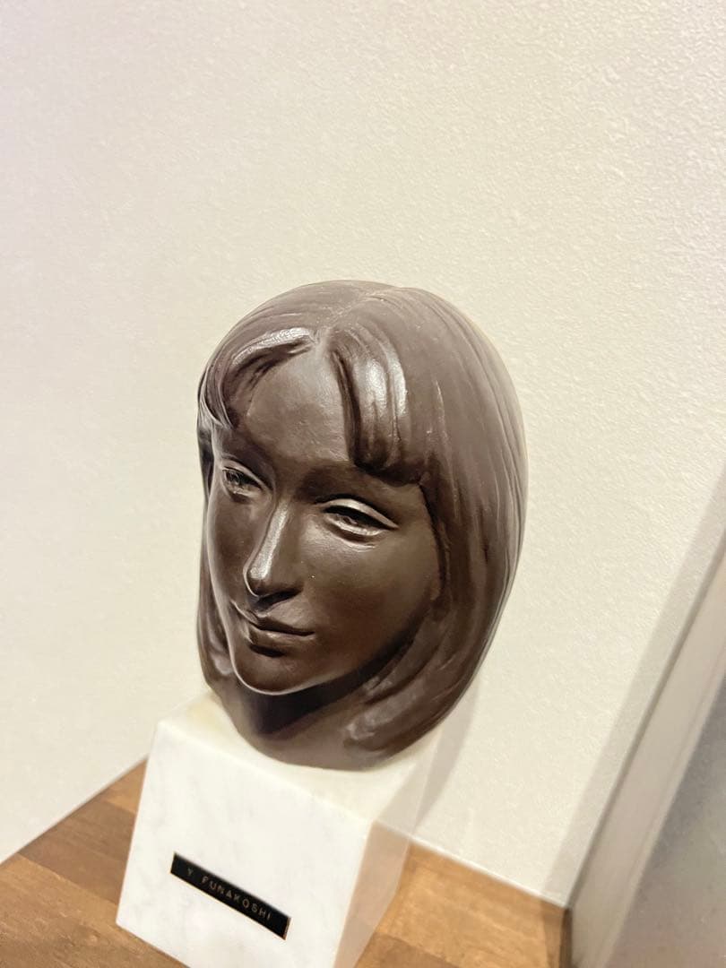 舟越保武 ブロンズ頭像 「K嬢」