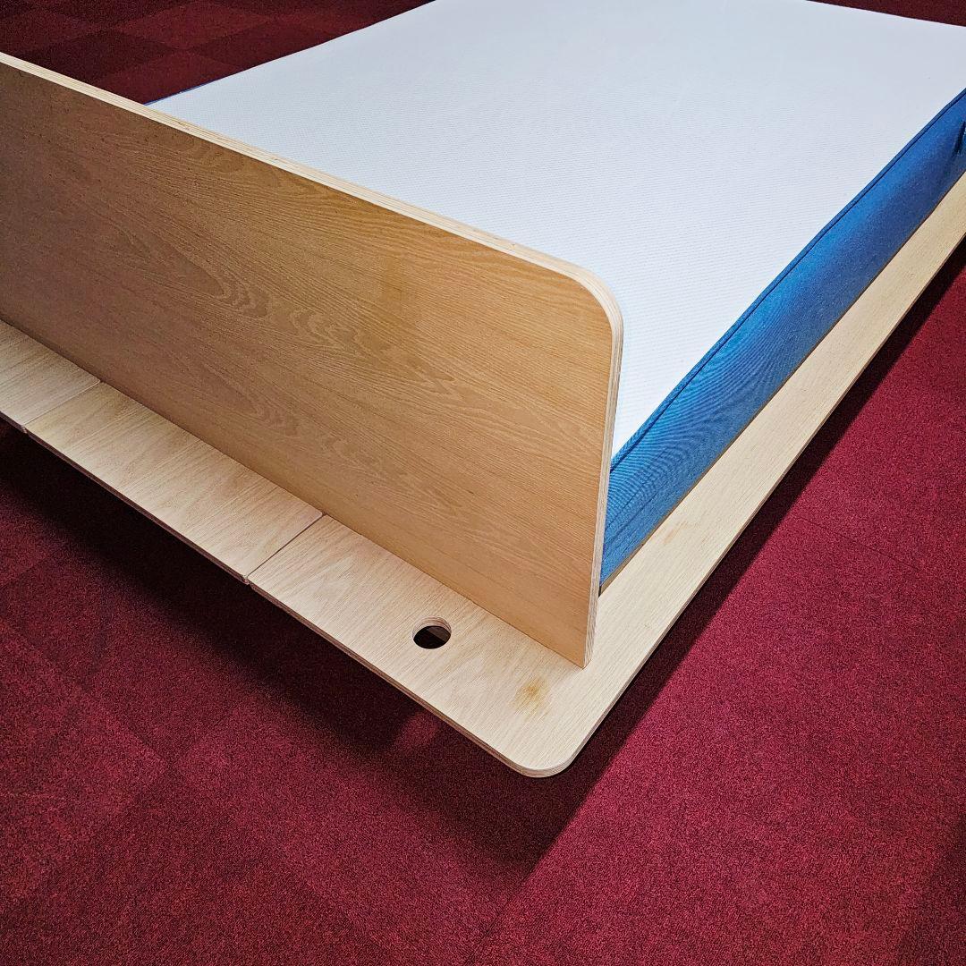 ダブルエアーマットレス ホワイト/ブルー Koala Bed