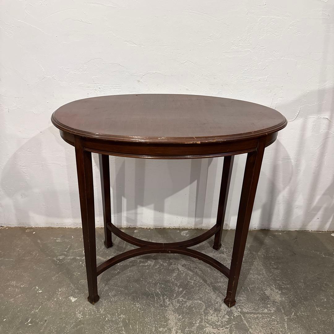 ykヴィンテージ　サイドテーブル　オーバルテーブル