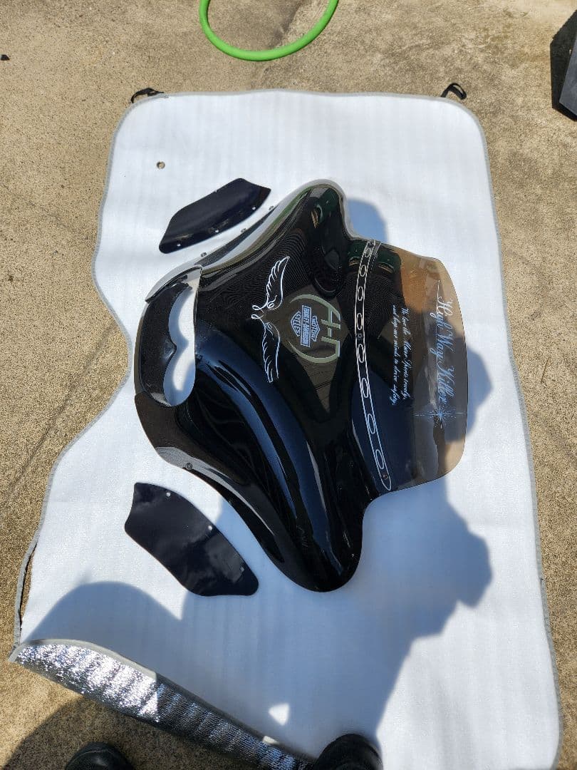 メンフィスシェード バットウイング フェアリング FXDF ハーレー