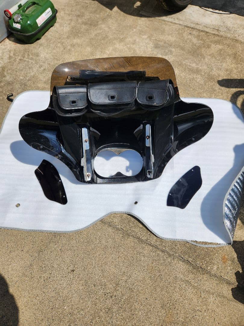 メンフィスシェード バットウイング フェアリング FXDF ハーレー