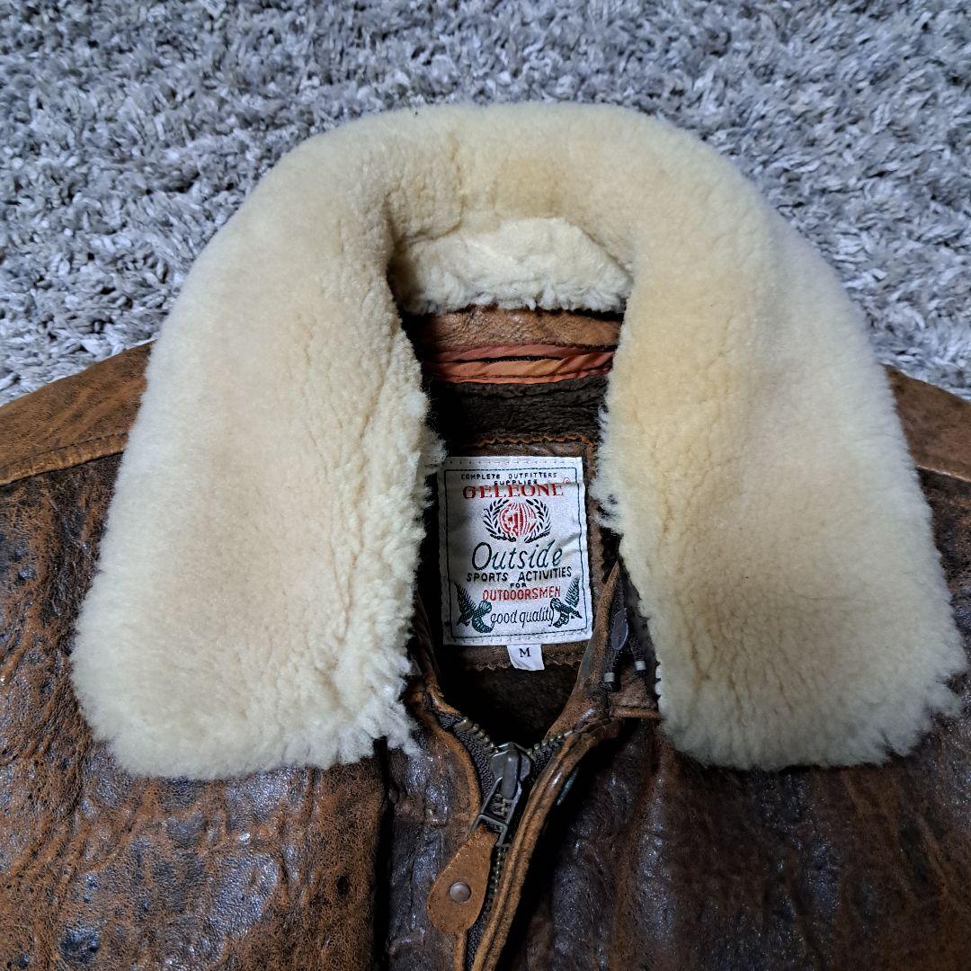 【激渋】90s　GELEONE 　短丈　G-1　フライトジャケット　革ジャン