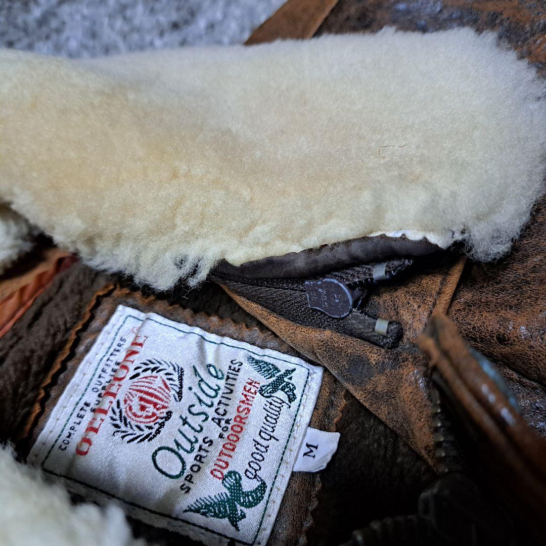 【激渋】90s　GELEONE 　短丈　G-1　フライトジャケット　革ジャン