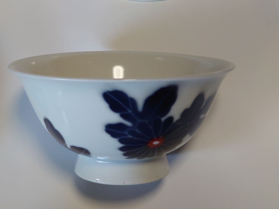 オールド　有田焼　深川製磁　 菊柄 和食器 5種類 計15皿