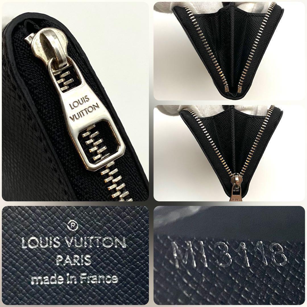 【極美品】ルイヴィトン タイガ ジッピーパース ケース 小銭入れ 黒