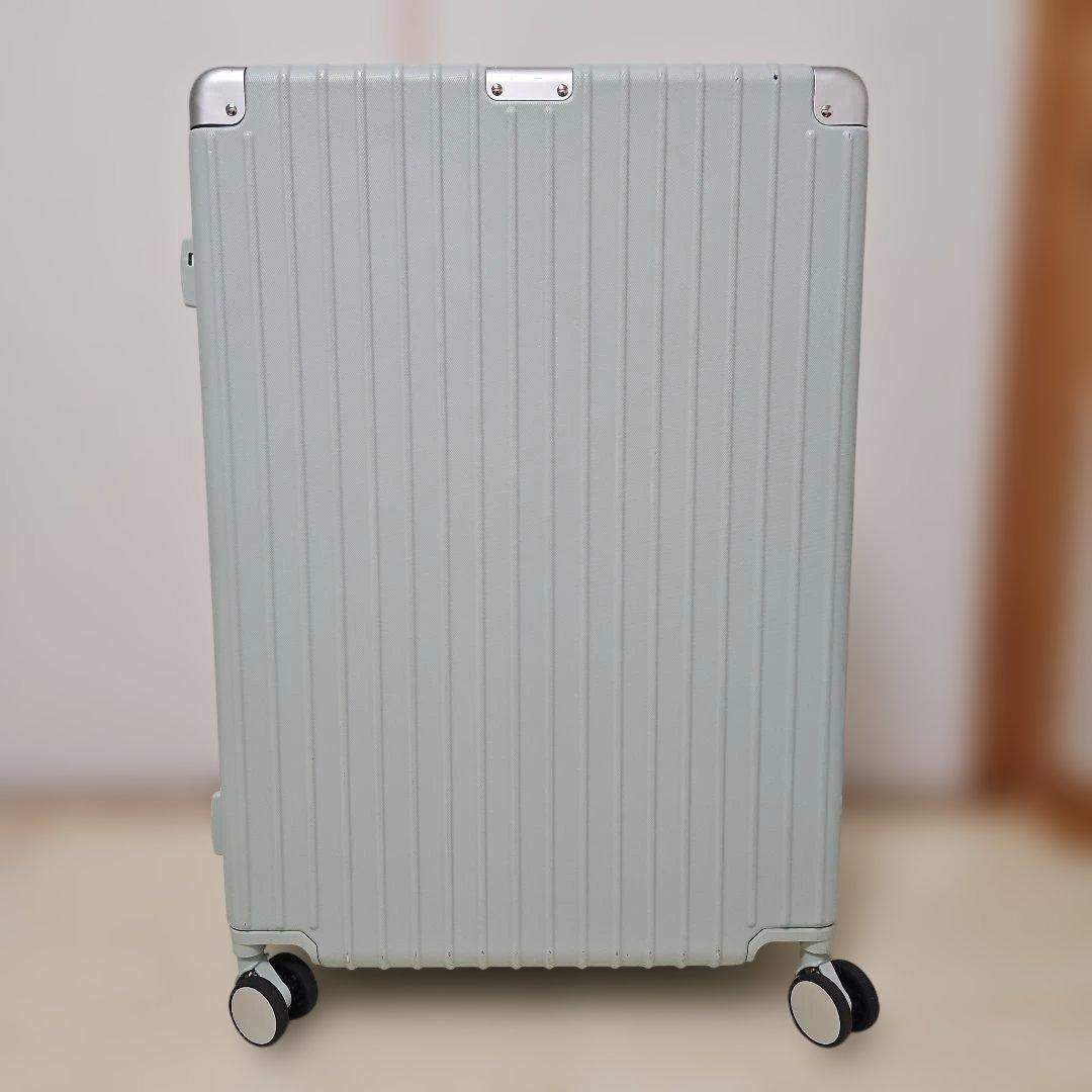キャリーバッグ　Lサイズ　グリーングレー 大容量 静音 超軽量