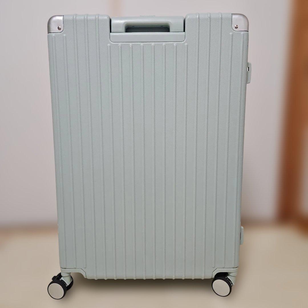 キャリーバッグ　Lサイズ　グリーングレー 大容量 静音 超軽量