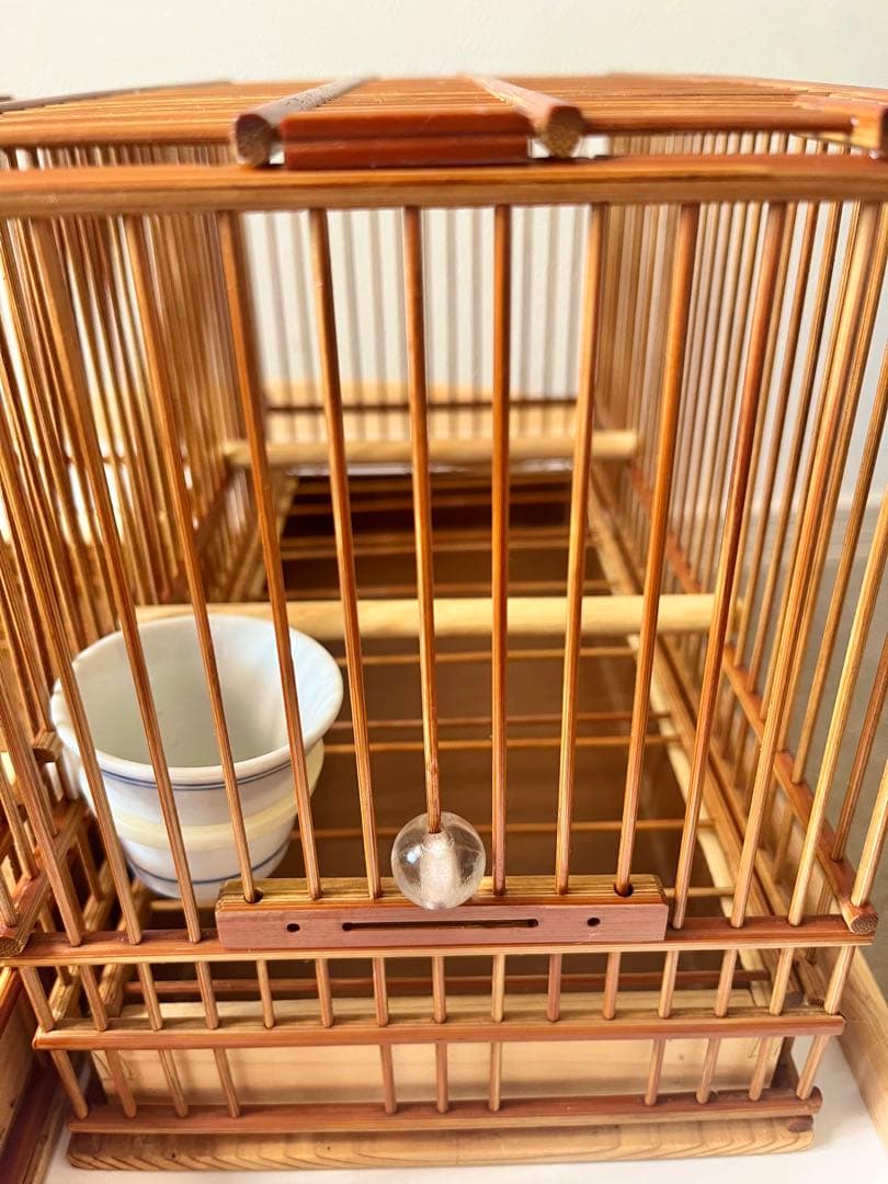 山一竹籠　メジロ籠