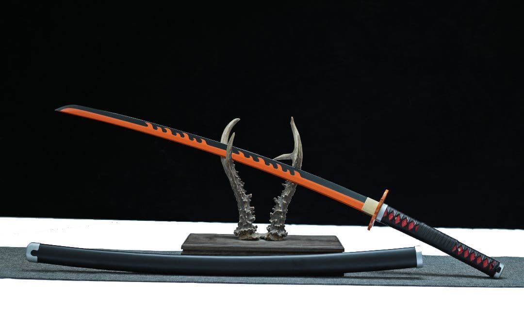 鬼滅の刃-炭治郎 武具　刀装具　日本刀　模造刀　居合刀 日輪刀 赫刀