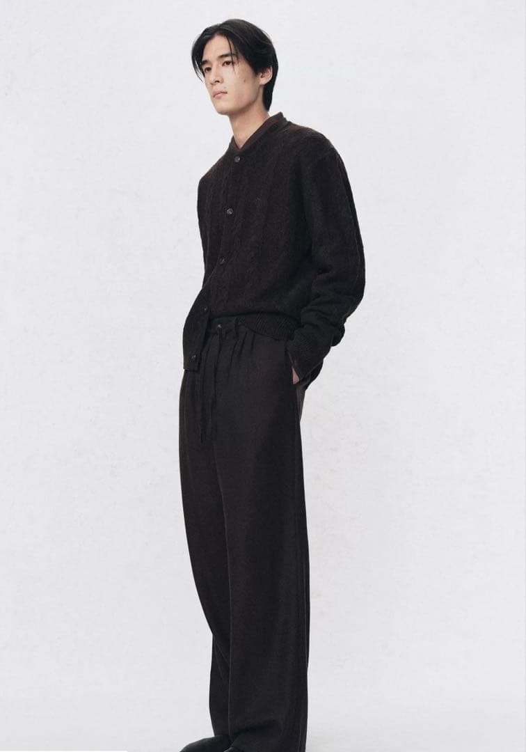 新品／Ｍ SOSHIOTSUKI x ZARA ウールケーブルカーディガン