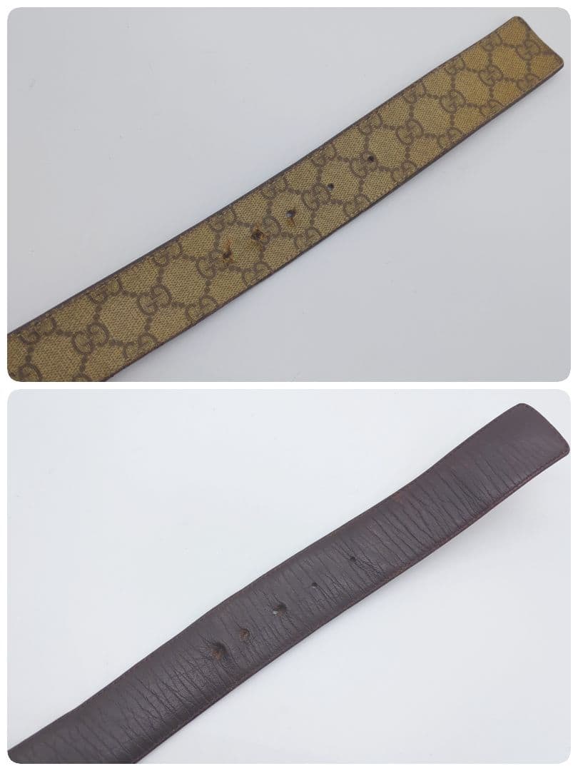 【人気モデル・良品】グッチ☆ベルト インターロッキング GG柄 スプリーム