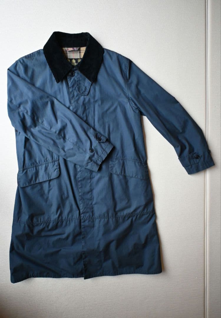 BarbourバブアーSINGLE BREASTEDCOAT コートネイビー40