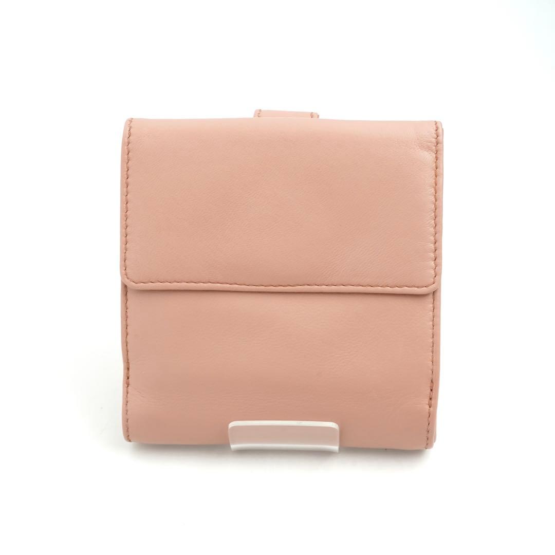 ✨極上美品✨　LOEWE ロエベ　二つ折り　アナグラム　Wホック　レザー