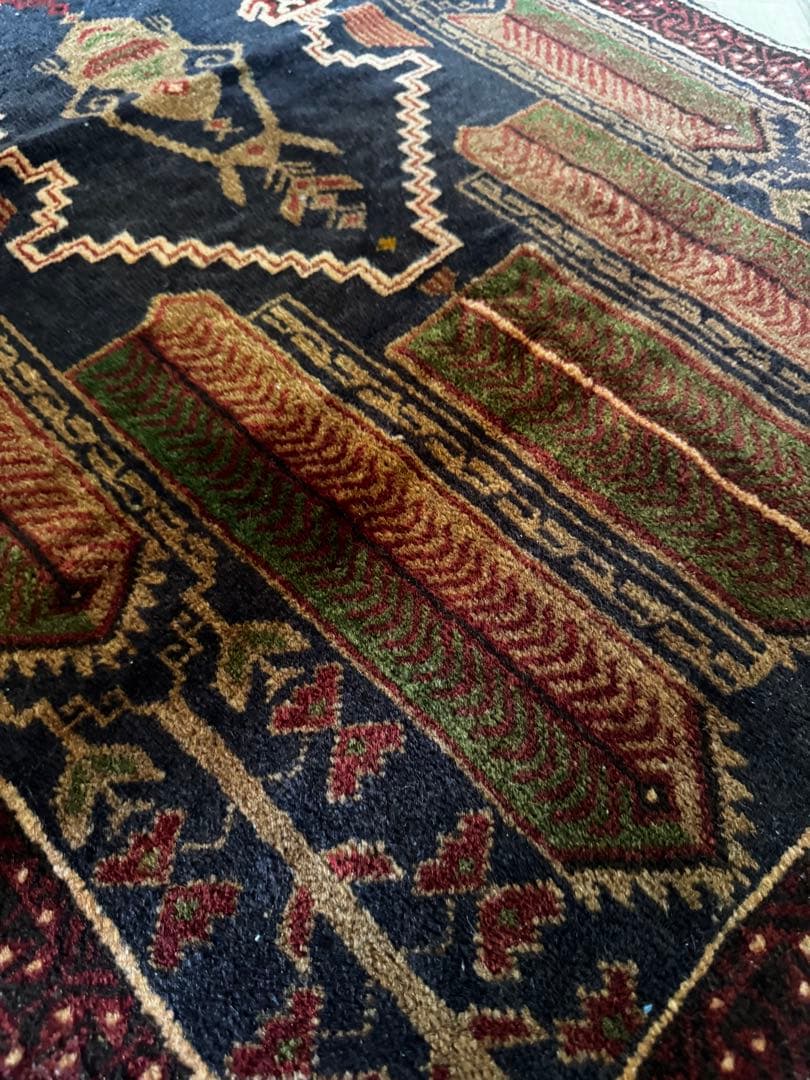 ヴィンテージ ラグ カーペット キリム 131x86cm 絨毯